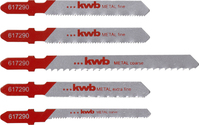 kwb 617290 Sägeblatt für Stichsägen, Laubsägen & elektrische Sägen Stichsägeblatt Hochgeschwindigkeitsstahl (HSS) 5 Stück(e)