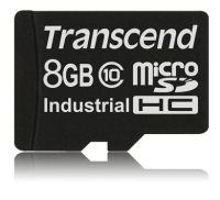Transcend microSDHC10I 8GB mémoire flash 8 Go MicroSDHC Classe 10 MLC