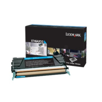 Lexmark X746A3 C festékkazetta 1 dB Eredeti Cián