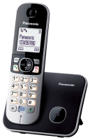 Panasonic KX-TG6811GB telefono Telefono DECT Identificatore di chiamata Nero
