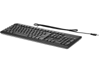 HP USB Standard Keyboard, FI toetsenbord QWERTY Fins Zwart