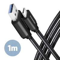 Axagon BUCM3-AM10AB SPEED USB-C <> USB-A 3.2 Gen 1 Kabel 1 m
