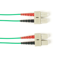 Black Box FOCMP62-001M-SCSC-GN InfiniBand/fibre optic cable 1 m SC OFNP OM1 Aqua-kleur