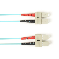 Black Box FOCMPM4-008M-SCSC-AQ fibre optic cable 8 m 2x SC OFNP OM4 Aqua colour