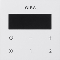 GIRA 248003 Wandplatte/Schalterabdeckung Weiß