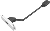 Vision TC3 DP gniazdko elektryczne DisplayPort Czarny, Biały