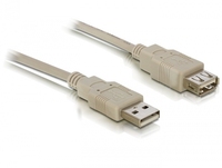 DeLOCK Cable USB 2.0 extension A/A 3m USB kábel USB A Szürke