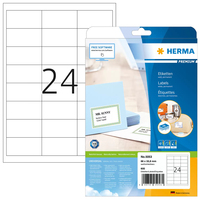 HERMA Etiketten Premium A4 66x33.8 mm weiß Papier matt 600 St.