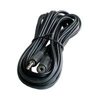 VALUE 3.5mm cable M/F, 3.0m, tin-plated, black câble audio 3 m Noir
