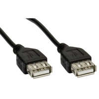 Akyga AK-USB-06 cable USB 1,8 m USB 2.0 USB A Negro