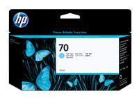 HP 70 licht-cyaan inktcartridge, 130 ml