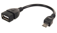 Maclean MCTV-696 cable USB 0,15 m USB 2.0 USB A Micro-USB B Negro