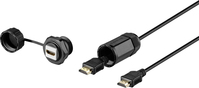 Renkforce RF-3770958 HDMI-Kabel 1 m HDMI Typ A (Standard) Schwarz