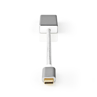 Nedis CCTB64550AL02 video kabel adapter 0,2 m USB Type-C Mini DisplayPort Zilver