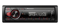 Pioneer MVH-130DABAN Ricevitore multimediale per auto Nero, Rosso 200 W