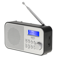Camry Premium CR 1179 Radio portable Analogique et numérique Noir, Argent