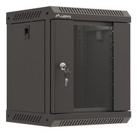 Lanberg WF11-3306-10B rack cabinet 6U Wall mounted rack Black