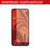 Displex Panzerglas (10H, 2D) für Xiaomi Redmi 12C, Eco-Montagerahmen, kratzer-resistent
