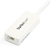 StarTech.com Adattatore USB 3.0 a Ethernet Gigabit (RJ45) - Scheda di rete NIC esterna con porta USB integrata - Bianco