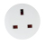 Hama 00121991 adaptador de enchufe eléctrico Tipo F Tipo G (RU) Blanco