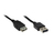 Alcasa USB A - USB A 1.8m M/F USB-kabel 1,8 m USB 2.0 Zwart