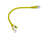 Lanberg PCU6-10CC-0025-Y kabel sieciowy Żółty 0,25 m Cat6 U/UTP (UTP)