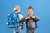 Lässig 12050154001 Schulranzen-Set Junge/Mädchen Recyceltes Polyester Blau, Grün