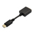 AISENS A125-0133 adaptador de cable de vídeo 0,15 m DisplayPort DVI Negro