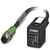 Phoenix Contact 1435302 kábel érzékelőhöz és működtető szervhez 1,5 M M12 Fekete