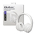 Qoltec 50845 headphones/headset Wireless Head-band Calls/Music USB Type-C Bluetooth White