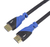 PremiumCord Ultra HDTV z kabel HDMI2.0 50cm HDMI kábel 0,5 M HDMI A-típus (Standard) Fekete, Kék