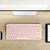 Logitech K380 for Mac Multi-Device Bluetooth Keyboard Tastatur Universal QWERTZ Schweiz Pink