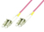 Microconnect FIB440450P InfiniBand/fibre optic cable 50 m LC ST OM4 Roze