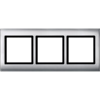 Aquadesign - plaque de finition standard - 3 postes - aluminium (MTN400360)