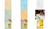 sigel Marmor-Papier-Set, A4, 90 g/qm, Feinpapier, sortiert (8203929)