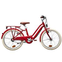 Kids' 20" 6-9 Years City Bike Elops 900 - Red - One Size