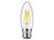 LED BC (B22) Candle Filament Non-Dimmable Bulb, Warm White 250 lm 2.3W