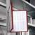 Durable VARIO WALL 5 Panel Magnetic Display Panel Document Holder | A4 Red
