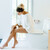 Relaxdays Toilettenpapierhalter Bambus, Klopapierhalter fürs Bad, Wand, klebend, Klorollenhalter HxBxT: 4x14x9 cm, natur