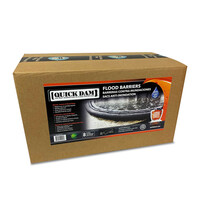 Quick Dam QD610-8 Water Activated Flood Barriers 3m/10ft (Pack of 8) SKU: QUI-QD610-8