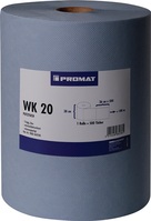 PROMAT Putztuch WK 20 L380xB360ca. mm blau 2-lagig, volumengeprägt