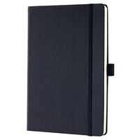 Sigel CONCEPTUM A5 Casebound Hard Cover Notebook Ruled 194 Pages Black