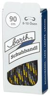 Artikeldetailsicht BARTH BARTH Schnürsenkel 90cm schwarz/grau/gelb