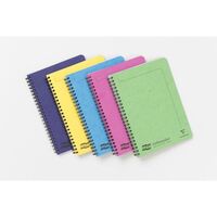 Clairefontaine Europa Notemaker A5 Assorted C Wirebound Pressboard Cover Notebook (Pack 10)