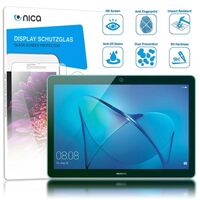 NALIA Screen Protector compatible with Huawei MediaPad T3, 9H Full-Cover Tempered Glass Tablet Protective Display Film, Durable LCD Saver Smart-Case Protection Foil, Shatter-Pro...