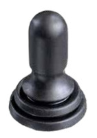 Dichtkappe, Ø 20.2 mm, (H) 30.4 mm, schwarz, für Kippschalter, N36346009