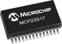 Schnittstellen IC SPI Interface 10000kHz 5.5V, MCP23S17T-E/SS, SSOP-28
