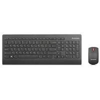 Keyboard (US) 03X6162, Standard, Wireless, RF Wireless, QWERTY, Black, Mouse included Tastaturen