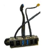 Frnt I/O 2USB2.0 + 2USB3.0+ Computer Case Parts