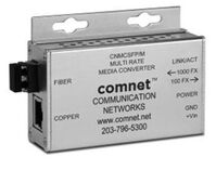 Media Converter, 100Mbps/1Gbps Multirate Support, 1 SFP Port + 1 RJ-45 Copper Port, Mini (SFP Sold Seperatley)Network Media Converters